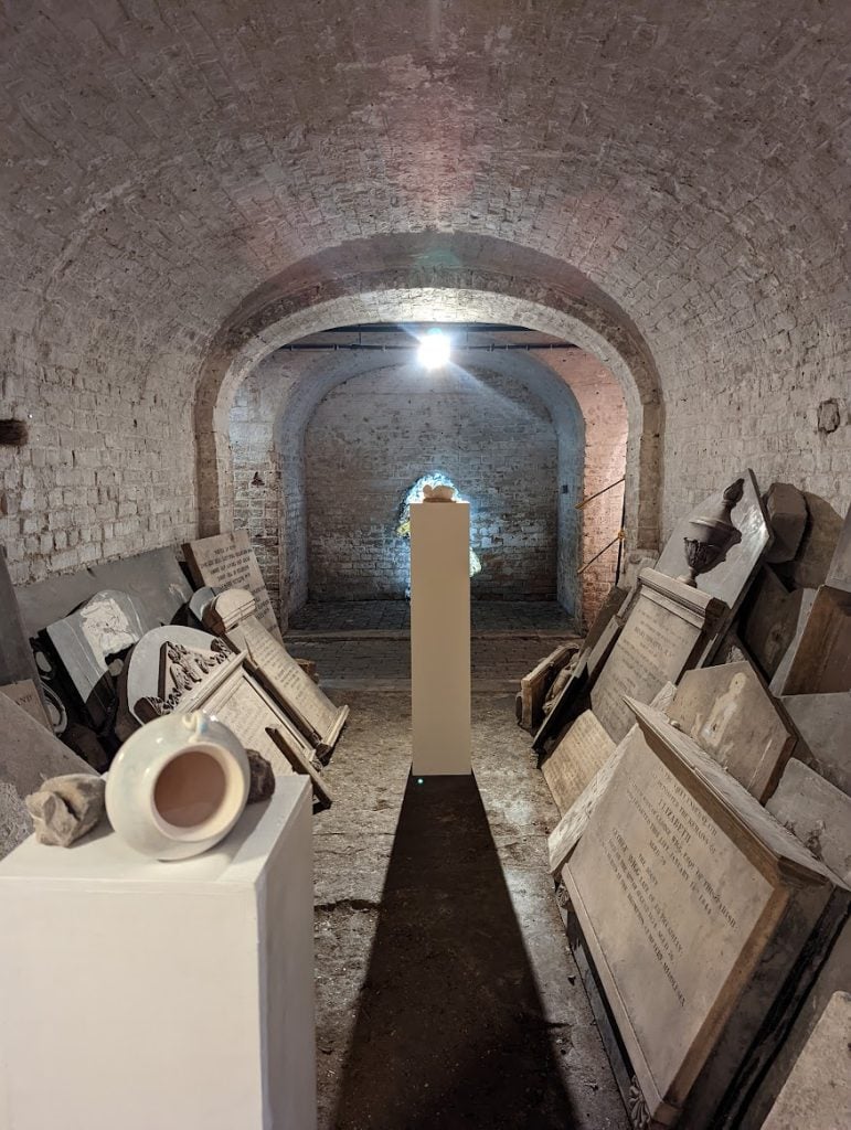 Crypt Gallery at St. Pancras Church in London
