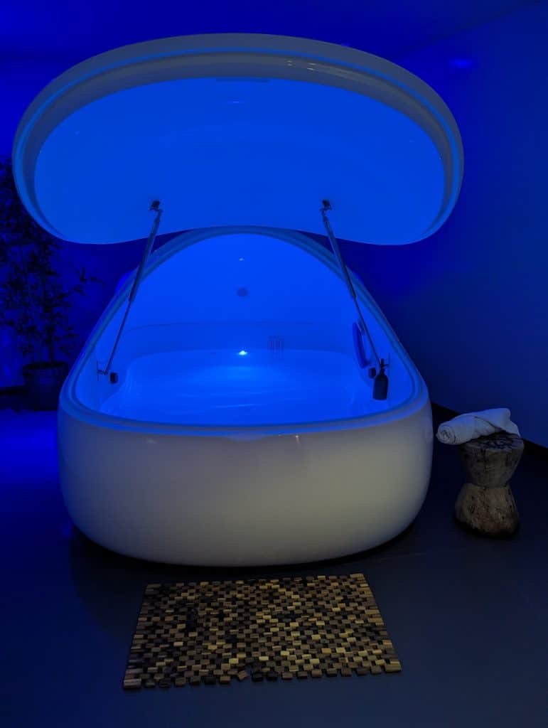 A float pod at Floatworks Angel in London