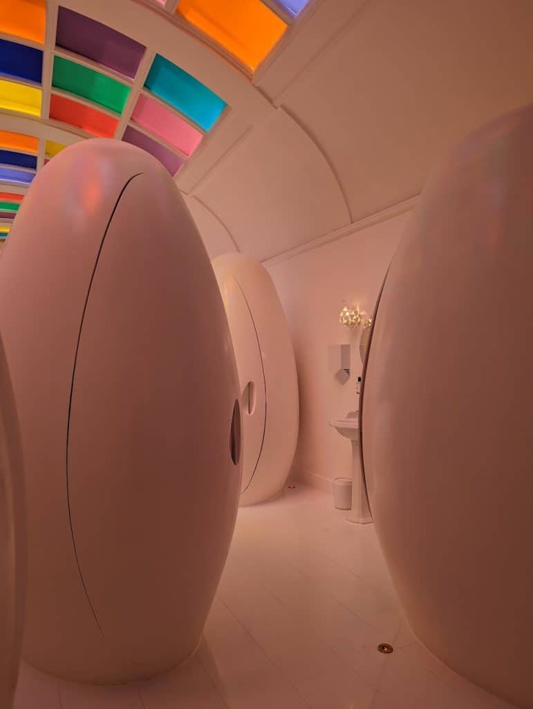 Unusual bathroom at Sketch in London