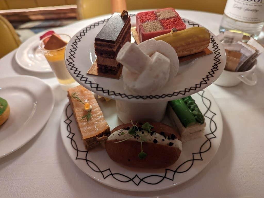 Unusual afternoon tea service at Sketch in London