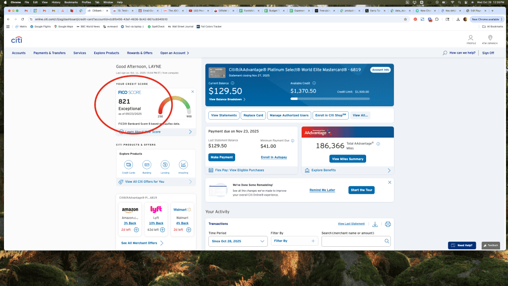Travel hacking doesn't ruin your credit—my score is over 800